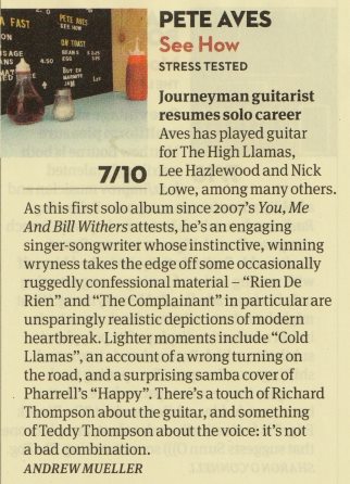pete aves review q magazine